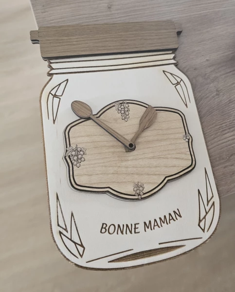 Horloge POT DE CONFITURE